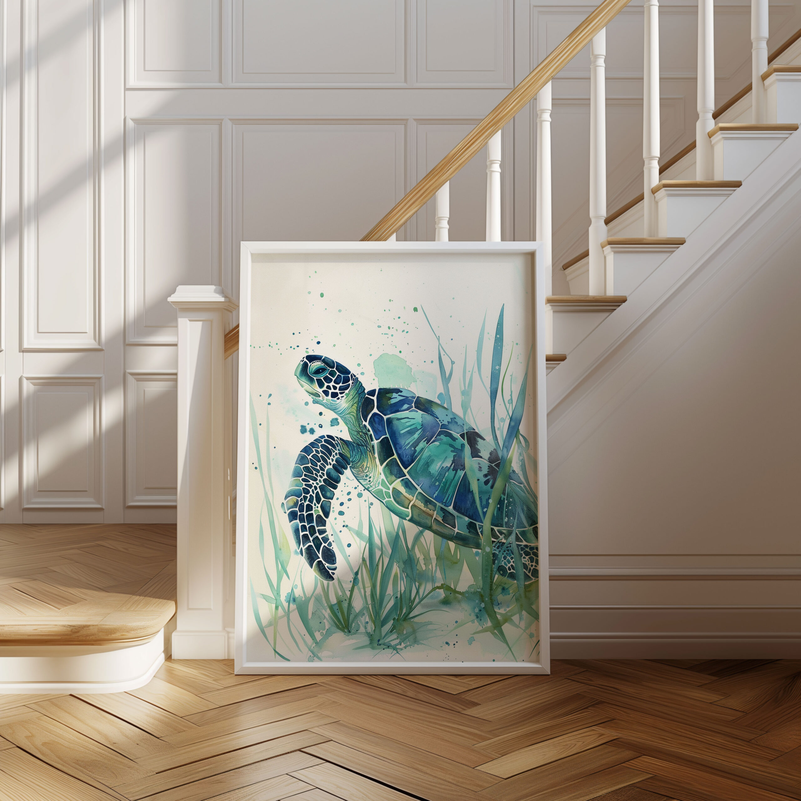 Turtle in Seagrass